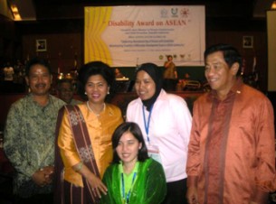 Latra (on the left), Director, Puspadi Bali